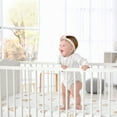 thumbnail image 2 of Sweet Jojo Designs Boho Rainbow Pink White Taupe Mauve Fitted Crib Sheet, 2 of 6