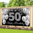 thumbnail image 7 of 50th Birthday Banner Background 50th Birthday For Both And 50th Birthday Party Patio Sign () 50th Birthday Photo And Decorations. Flags_ Banners & Accessories, 7 of 7