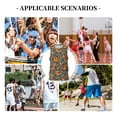 thumbnail image 6 of Sikiie Fox And Mushroom Basketball Jersey Reversible Men's Mesh Athletic Sports Shirts Training Practice S-4XLX-Large, 6 of 6