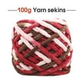 thumbnail image 4 of Shengyu 100g Soft Knitting Yarn Cardigan Hand-knitting Thread Scarves Cap Hand-knitted Crocheting Yarns DIY Needlework Accessory No.27 1Set, 4 of 5