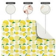 thumbnail image 5 of Yellow Lemon Dish Drying Mat 18x24 Inch Blue Leaves Dish Rack Drainer Mat Kitchen Counter Decor Absorbent Reversible Microfiber Pad Coffee Bar Sink, 5 of 6