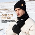 thumbnail image 4 of REDESS Winter Hat, Scarf & Glove Set for Men and Women,Wine, 4 of 6