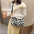 thumbnail image 4 of Bolsa Bolso de hombro con estampado de animales, bolsos de mensajero de felpa con cilindro para mujer (estilo 3) Tmvgtek Para estrenar, 4 of 9