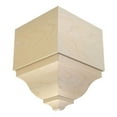 thumbnail image 6 of Hardwood Crown Molding Outside Corner Block EWCR83, Cherry, 6 of 8