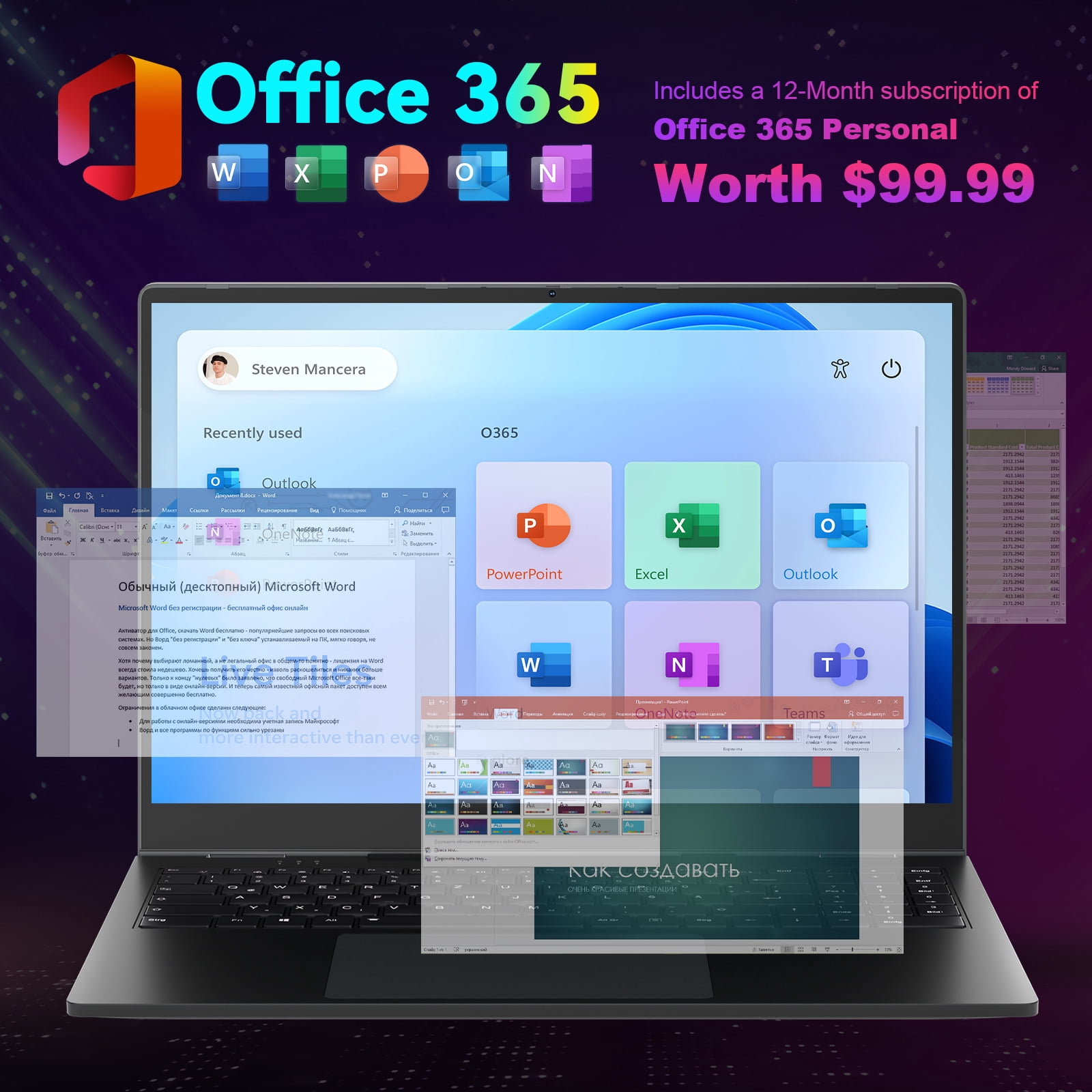 Jumper 16in 2 in 1 Laptop Touchscreen Windows 11, 16GB DDR4 640GB ROM Laptops Convertible Tablet Computer, 4-Core Intel Celeron Processor, 360° Flip, 1yr Office 365 Free