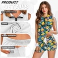 thumbnail image 5 of Uorisanigo Lemon Floral Couple Matching Outfit Golf Shirts for Men Size XL Quick Dry Short Sleeve Shirts Workout Tennis Tops and Womens Golf Dress with Shorts and Pockets, 5 of 8