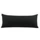 thumbnail image 1 of Cuerpo Almohada Funda con Cremallera Cierre, 1800 Series Cepillado Microfibra Cuerpo Almohada Funda, Suave Larga Almohada Fundas Negro Cuerpo (51cmx122cm), 1 of 6