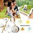 thumbnail image 4 of XXLYY Porch Swing Cushions, Waterproof Swing Replacement Cushions with Backrest and Ties, Garden Bench Seat Cushion, Outdoor Porch Patio Swing Non-Slip Chairs Pad, 4 of 7