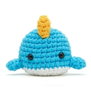 The Woobles Beginner Crochet Amigurumi Kits - Narwhal the Whale