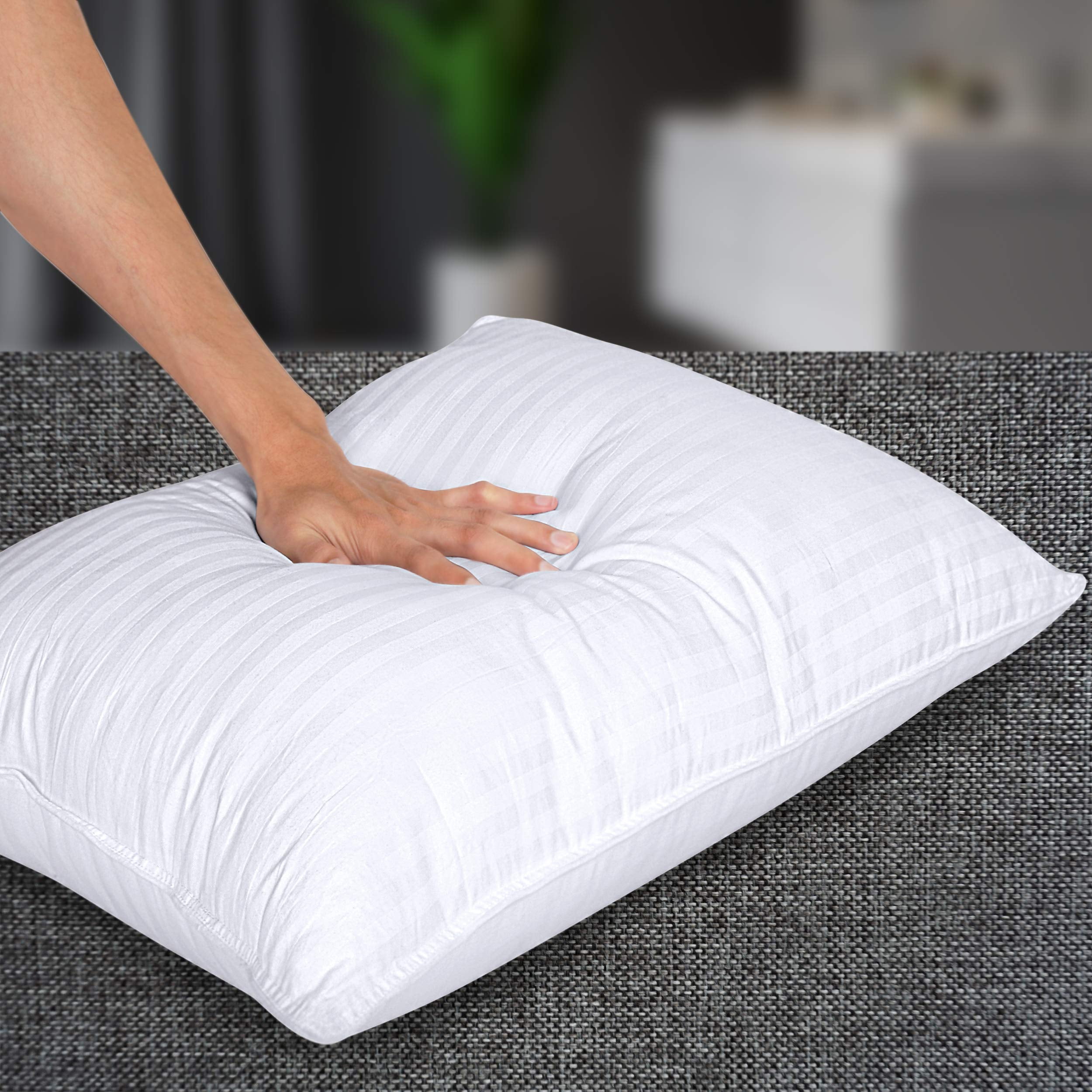 Utopia Bedding Bed Pillows for Sleeping Queen Size (White), Set of 2,  Cooling