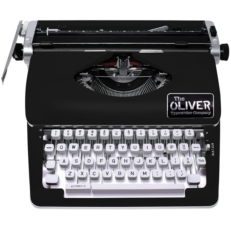 The Oliver Typewriter Company Timeless Manual Typewriter (Black