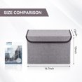 thumbnail image 2 of Contenedores de almacenamiento Bagnizer, tamaño grande, 40 L, 42,5 x 30,5 x 30,5 cm, color gris, paquete de 3, 2 of 8