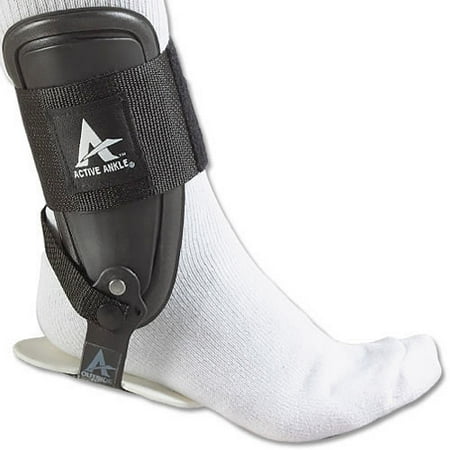 Active Ankle T2 Rigid Ankle Brace, Black, Large
