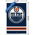 thumbnail image 3 of NHL Edmonton Oilers - Logo 21 Wall Poster, 22.375" x 34", Framed, 3 of 3