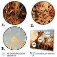 thumbnail image 3 of Designart "In Africa Cheetah Family wall decor" Animals Floater Framed Canvas Wall Art, 3 of 7