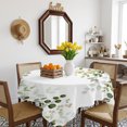 thumbnail image 3 of Green Eucalyptus Leaves Table Cloth Waterproof Tablecloths, Summer Botanical Weeping Tablecloth Dining Table Cover for Kitchen Party Tabletop Outdoor, Square Tablecloth 60x60 Inch, 3 of 9