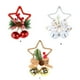 thumbnail image 5 of Ounissouiy Campana de Navidad Ventana Colgante de pared Estrella Colgante de Navidad Decoración interior al aire libre Atmósferas de vacaciones Kits de decoración para fiestas Blanco, 5 of 6