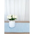 thumbnail image 4 of Bay View Blue Indoor Outdoor Table Runner, 4 of 9
