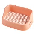 thumbnail image 3 of Rabbits Potty Trainer Tray Bedding Box Cage Toilet Pet Pan Pets Toilets for Galesaurs, Bunny ,Guinea Pig, Small Animal, Chinchilla Pink, 3 of 8