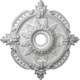 thumbnail image 1 of Ekena Millwork CM28BEBRS Benson Classic Ceiling Medallion, 28 3/8"OD x 3 3/4"ID x 1 5/8"P, Hand-Painted Brass, 1 of 10