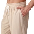 thumbnail image 5 of Aloohaidyvio Mens Fleece Sweatpants Casual Elastic Waist Drawstring Lightweight Athletic Pants with Pockets, 5 of 7