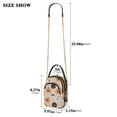 thumbnail image 2 of FORMRS Crossbody Bag for Women Quilted Travel Shoulder Cell Phone Purse with Chain Strap Handbag, Beige Halloween Pumpkin, 2 of 7