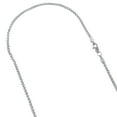 thumbnail image 1 of 14K Solid White Gold 2.1mm Wide Round Wheat Chain 16 Necklace with Lobster Clasp, 1 of 3