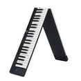 thumbnail image 1 of Graflsoa Foldable 88-Key Portable Piano for Beginners - Compact Electronic Keyboard with Stereo Sound, Bluetooth Connectivity, and Sustain Pedal - Ideal for Students and Adults (Black), 1 of 5