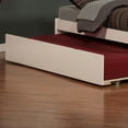 thumbnail image 3 of AFI Concord Full Solid Wood Platform Bed with Footboard & Full Trundle in White, 3 of 7