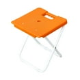 thumbnail image 5 of MAGIDEAL Folding Stool Outdoor Portable Seat Modern Train Seating Stool Fishing Chair for Orange, 5 of 8