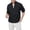 j-Black3410, variant on LIIPEE Men Shirts Casual Solid Color Long Sleeve Lapel Buttons Loose Fit Shirt Male Fashion Comfortable Breathable Soft Daily Shirts,Black,L