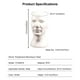 thumbnail image 2 of Espuma de poliestireno Pelucas masculinas Pantalla Maniquí Soporte para la cabeza Modelo Sombrero Gafas de sol Auriculares Auriculares Montaje (12. Baoblaze Cabeza de maniquí de espuma de poliestireno masculino, 2 of 8