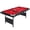 7FT Red tablecloth, variant on 6-7 Ft Folding Pool Table, Portable Pool Table, Billiard Table Set Includes Balls, Cues, Chalks and Brush, for Family Game Room, Adult Rrec Room, Basements