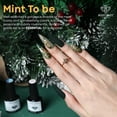 thumbnail image 4 of modelones Gel Nail Polish Kit -6 Colors Green Glitter Gel Polish Set Forest Green Avocado Sparkle Soak Off Gel Nail Kit Manicure DIY Nail Art Salon Home Gift, 4 of 8