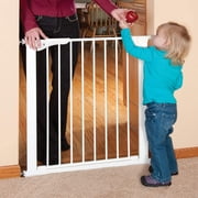 KidCo Command Pressure Mounted Dog Gate, White, 1.75L x 32W x 29.50H