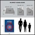 thumbnail image 6 of The Northwest Group Chicago Cubs 46" x 60" Plateau Silk Touch Throw Blanket, 6 of 6
