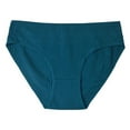 thumbnail image 2 of Swuxness Women's Mid Waist Breathable Briefs, Women's Underwear, Women's Stylish Mid Waisted Solid Color Breathable Comfortable Soft Briefs Panties for Ladies Blue, XL, 2 of 3