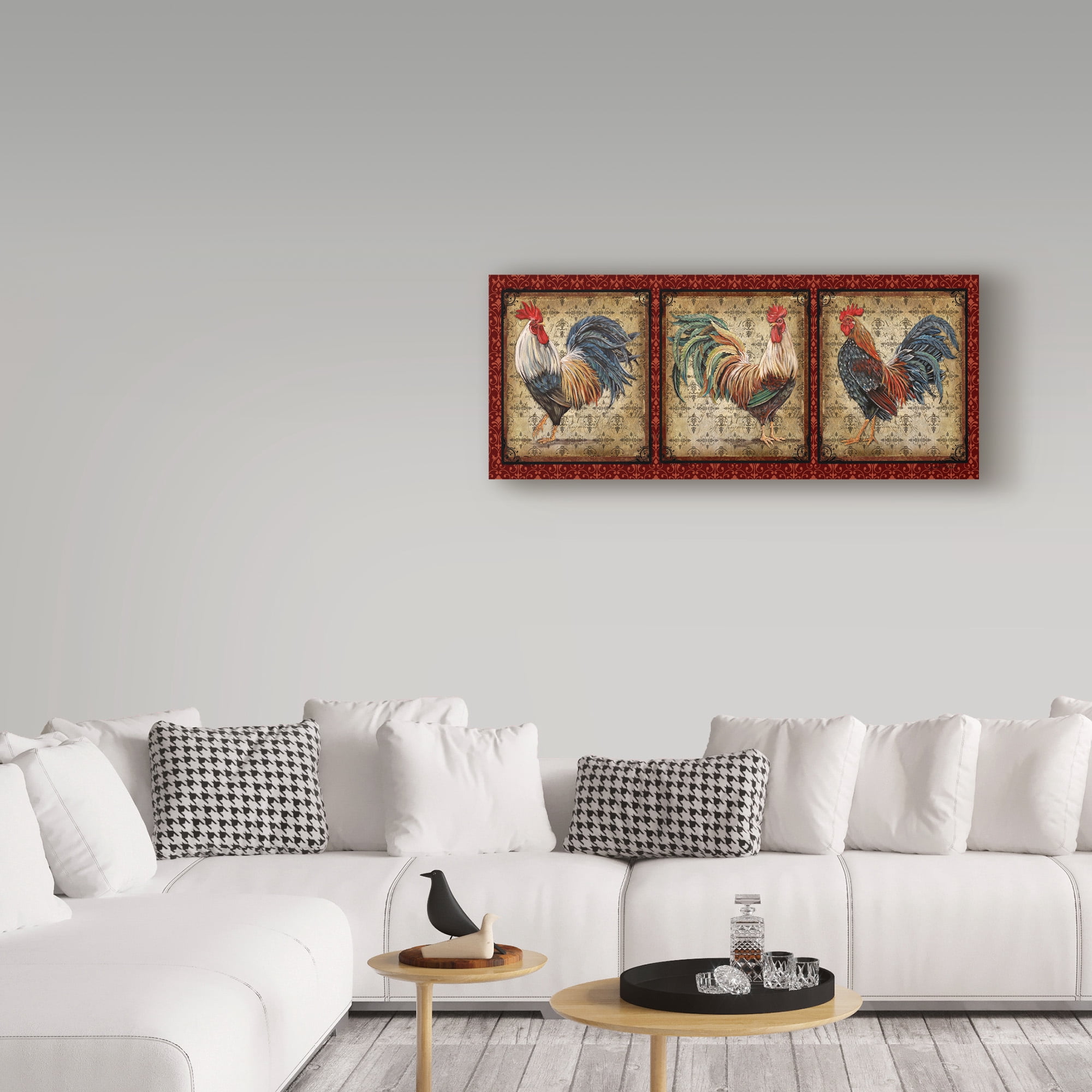 Trademark Fine Art 'Le Coq Rooster 1' Canvas Art by Jean Plout