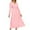 Pink, variant on Cathalem Long Sleeve Dress for Women Womens Cocktail Dress Wrap V Neck Pleated Stretchy Midi A Line Wedding Guest Dress (Green,M)
