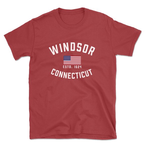 Windsor Connecticut Patriot Men's Cotton T-Shirt