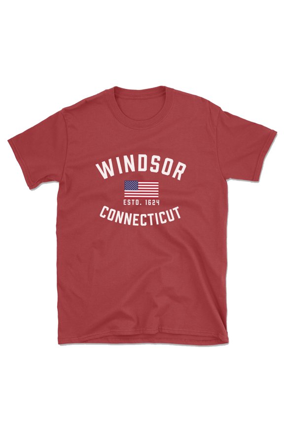 Windsor Connecticut Patriot Men's Cotton T-Shirt