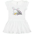 thumbnail image 3 of Inktastic My 1st Easter with Cute Bunny and Carrot Girls Toddler Dress, 3 of 5