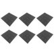 thumbnail image 2 of Gwong Decoración hogareña 6pcs 25x25x5cm Pyramid Studio panel acústico azulejo a prueba de espuma de espuma cojín Gwong 21048472, 2 of 7