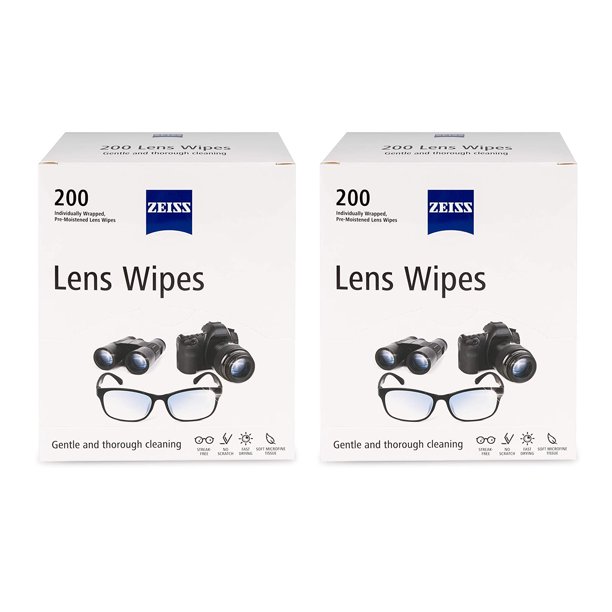 Zeiss PreMoistened Lens Cleaning Wipes (400Count)