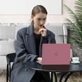 thumbnail image 6 of Mosiso MacBook Pro 14 inch Case 2024-2021 M5 M4 M3 M2 M1 Pro Max A3434 A3112 A3185 A3401 A2918 A2992 A2779 A2442, Plastic Hard Shell&Keyboard Cover&Screen Film&Pouch, Tea Petal Pink, 6 of 6