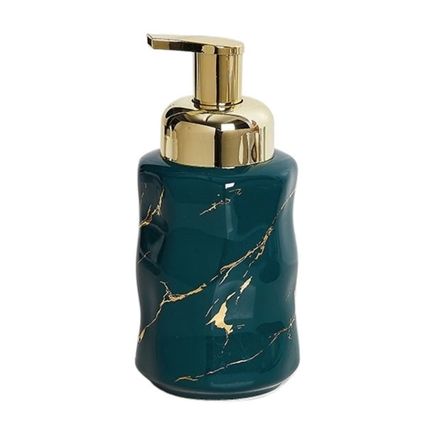 Dispensador de jabón líquido for lavavajillas de 320 ml for cocina con bomba dorada.