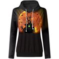 thumbnail image 3 of Costumes d'Halloween pour Femmes, Sweat à Capuche Décontracté à Manches Longues Squelette Automne Grande Taille Tendance Col Rond, 3 of 6