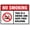 Warning Sign 3, variant on No Smoking Within 25 Feet of Building Entrance Warning Sign - 8"x12" Metal Security Decor, Caution Marker for Business Office Home Street