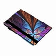 thumbnail image 4 of Dteck Samsung Galaxy Tab A7 Lite Case SM-T220 SM-T225, Shockproof Silicone PU Leather Wallet Case for Samsung Tab A7 Lite (2021) SM-T220/ T225, Flower, 4 of 10