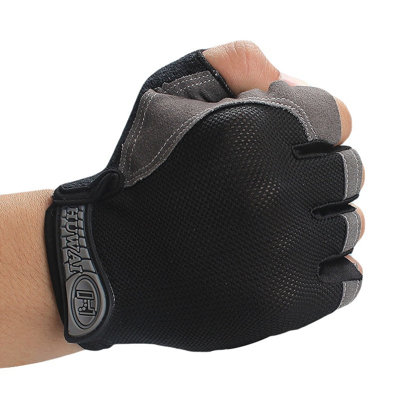 Ladies Sports Cycling Outdoor Bike Half Finger Gloves Gel Padded Palm 